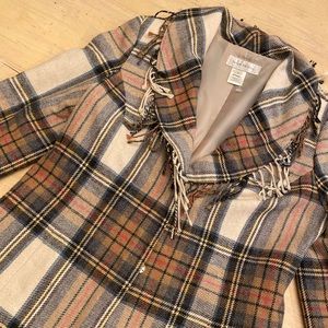Fringed Plaid Jacket Dreams